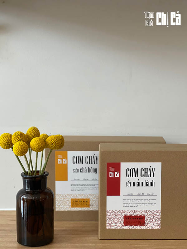 bán cơm cháy mắm hành