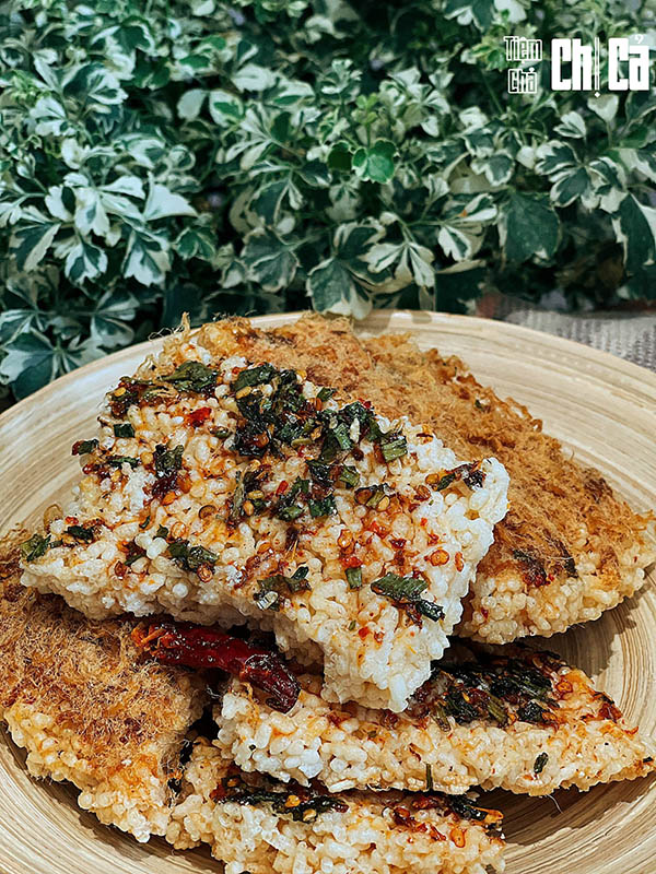 cơm cháy mắm hành