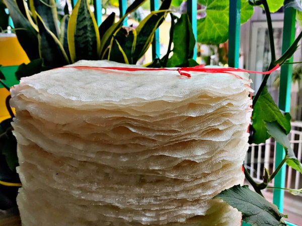 bánh tráng cuốn bình định