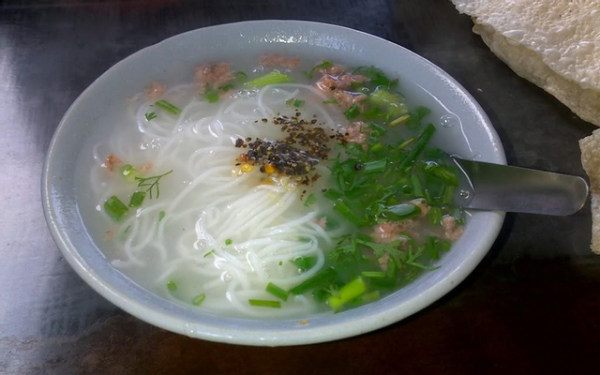 cách nấu bún tôm bình định